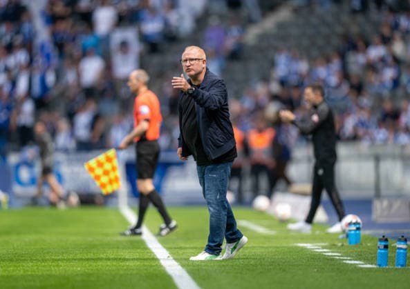 Fussball, Herren, Saison 2025 2026, 2. Bundesliga (33. Spieltag), Hertha BSC - SpVgg Greuther Fürth, Trainer Heiko Vogel (Fürth), 10.05. 2026,