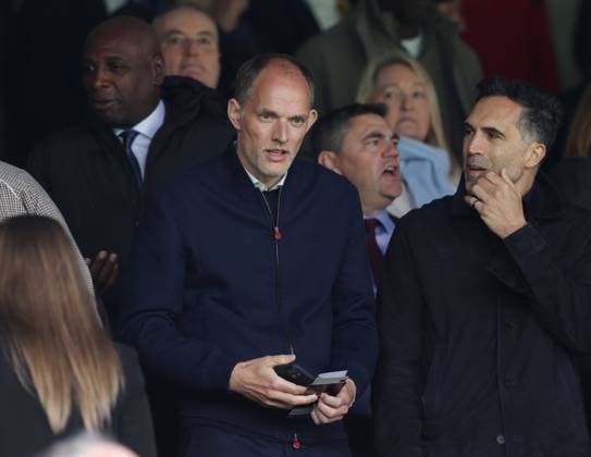 Premier League - Crystal Palace FC v Everton FC LONDON, ENGLAND, MAY 10: Thomas Tuchel manager of England National; Team watches on from the stands during the Premier League match between Crystal Palace FC v Everton FC at Selhurst Park Stadium, London, England, on May 10. (Photo by Daniel Weir) London Selhurst Park Stadium England Copyright: xDanielxWeir SportsxPressxPhotox Sportspressphoto_SPR143735