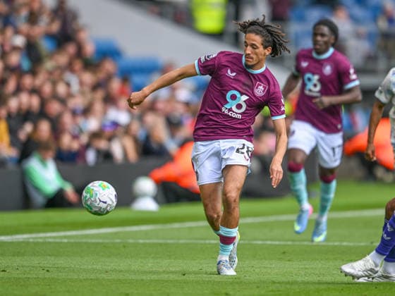 Burnley v Aston Villa Premier League Hannibal Mejeri of Burnley during the Premier League match at Turf Moor, Burnley 10 05 2026 UK Newspapers OUT Copyright: xKarlxVallantinex FIL-23412-0026