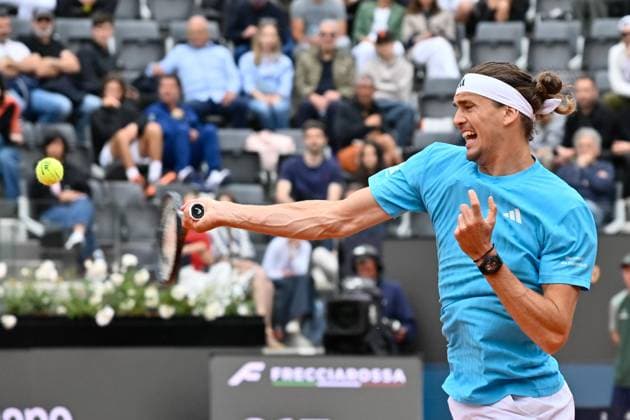 Foto IPP Cavaliere Emiliano. Roma 10 05 2026. Tennis Internazionali d Italia 2026. Nella foto: Alexander Zverev. Italy Photo Press - World Copyright italy ITALY  Copyright: xR4924_italyphotopressx