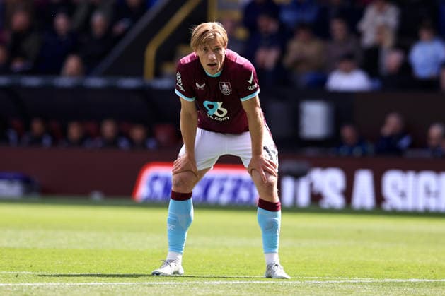 10th May 2026; Turf Moor, Burnley, Lancashire, England; Premier League Football, Burnley versus Aston Villa; Zian Flemming of Burnley DavidxBlunsden