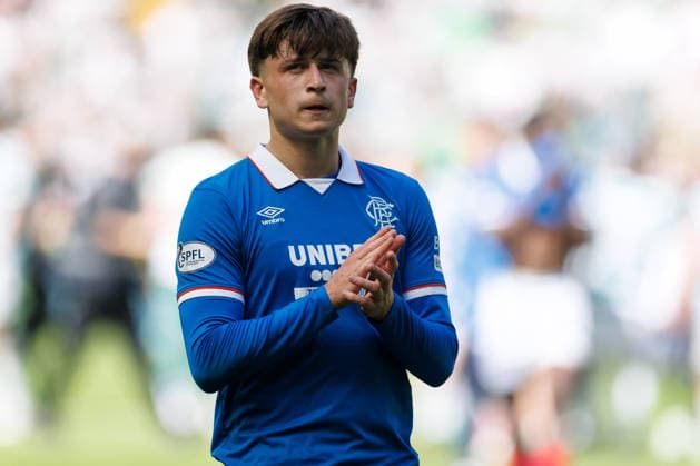 10.05.2026 Celtic v Rangers: Rangers dejection Mikey Moore  Copyright: xWilliexVassx NINTCHDBPICT001079610271
