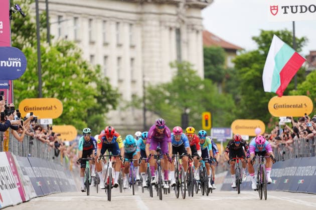 Paul Magnier (Soudal Quick-Step) winner stage during Stage 3 of the Giro d™Italia, from Plovdiv to Sofia, Bulgaria, Sunday, May 10, 2026.  Copyright: xMassimoxPaolone LaPressex