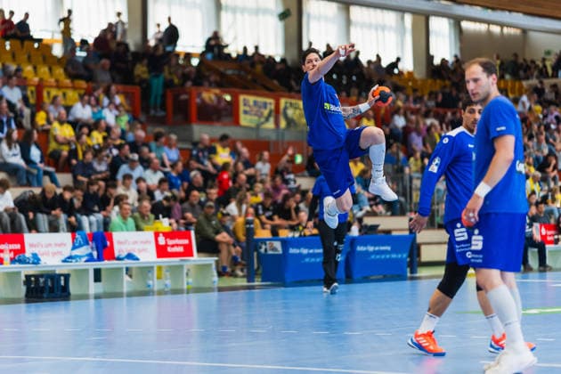 Csaba Leimeter (HBW Balingen-Weilstetten, 55) beim Sprungwurf beim aufwaermen HSG Krefeld Niederrhein vs. HBW Balingen-Weilstetten, Handball, 2.HBL, 31.Spieltag, Saison 2025 26, 10.05.2026, HSG Krefeld Niederrhein vs. HBW Balingen-Weilstetten, Handball, 2.HBL, 31.Spieltag, Saison 2025 26, 10.05.2026 Krefeld Copyright: xEibner-Pressefoto LukasxBaldygax EP_LBA