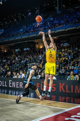 Basketball Berlin 10.05.2026 Saison 2025 2026 EasyCredit BBL 1. Bundesliga Männer, Herren Alba Berlin - Science City Jena Sam Griesel (Alba Berlin, No.05)