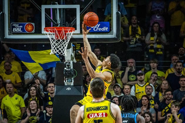 Basketball Berlin 10.05.2026 Saison 2025 2026 EasyCredit BBL 1. Bundesliga Männer, Herren Alba Berlin - Science City Jena Jack Kayil (Alba Berlin, No.07)