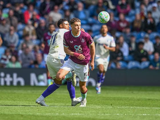 Burnley v Aston Villa Premier League Maxime Esteve of Burnley during the Premier League match at Turf Moor, Burnley 10 05 2026 UK Newspapers OUT Copyright: xKarlxVallantinex FIL-23412-0057