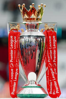 Premier League 2025 26 West Ham v Arsenal London Stadium 10.05.2026 Premier League trophy Premier League 2025 26 West Ham v Arsenal London Stadium 10.05.2026 Photograph By Marc Aspland The Times  Copyright: xMarcxAsplandx NINTCHDBPICT001079625670