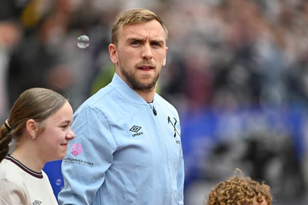 West Ham vs Arsenal Premier League Jarrod Bowen of West Ham United during the West Ham vs Arsenal, Premier League match at the London Stadium Stratford. London The London Stadium UK Copyright: xMartinxDaltonx WestHam_vs_Arsenal_100526_MD_007