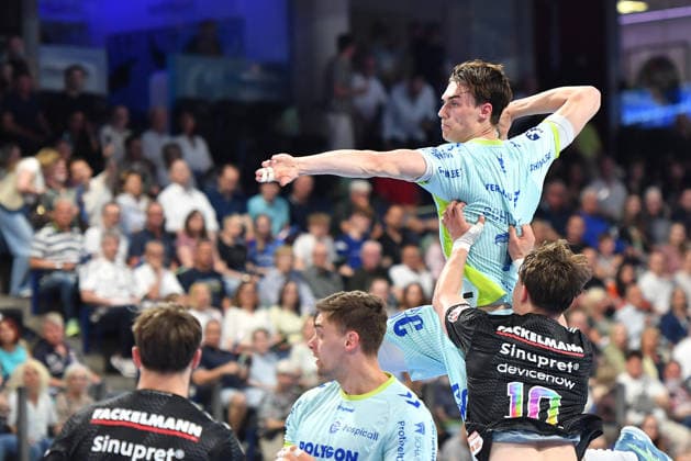 10.05.2026 - Handball - 1. Bundesliga DAIKIN HBL - Saison 2025 2026 - 31. Spieltag: HC Erlangen Metropolregion Nürnberg HCE - VfL Gummersbach - OGo - xogox - Miro Schluroff (15, VfL Gummersbach )