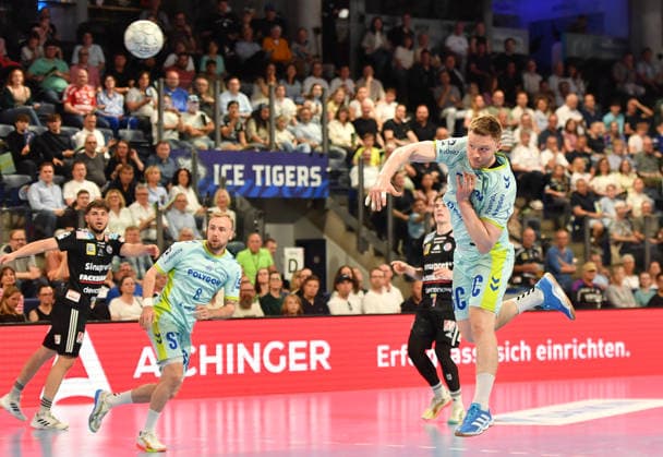 10.05.2026 - Handball - 1. Bundesliga DAIKIN HBL - Saison 2025 2026 - 31. Spieltag: HC Erlangen Metropolregion Nürnberg HCE - VfL Gummersbach - OGo - xogox - Kristjan Horzen (27, VfL Gummersbach )