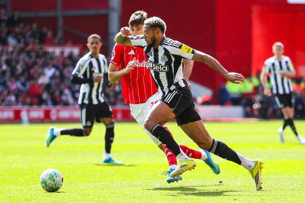 Nottingham Forest v Newcastle United, Premier League Joelinton Of Newcastle United in action during the Nottingham Forest v Newcastle United Premier League match at the City Ground, West Bridgford, England on 10 May 2026 Credit: Lee Keuneke Every Second Media Editorial use only. All images are copyright Every Second Media Limited. No images may be reproduced without prior permission. All rights reserved. Premier League and Football League images are subject to licensing agreements with Football DataCo Limited. see https: www.football-dataco.com Copyright: xIMAGO EveryxSecondxMediax ESM-1980-0133 LeexKeunekex xEveryxSecondxMediax