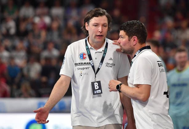 10.05.2026 - Handball - 1. Bundesliga DAIKIN HBL - Saison 2025 2026 - 31. Spieltag: HC Erlangen Metropolregion Nürnberg HCE - VfL Gummersbach - OGo - xogox - Johannes Sellin ( Trainer HC Erlangen HCE )