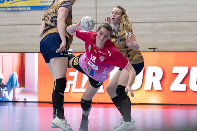 Handball Bundesliga Frauen,HBF, Saison 2025 2026 SV Union Halle-Neustadt vs.Buxtehuder SV Halle, Deutschland 10.Mai 2026: Im Bild:Madeleine Östlund Oestlund (Halle) Halle Saale SWH Arena Sachsen-Anhalt Deutschland