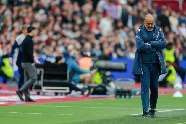 Premier League 2025 26 West Ham v Arsenal London Stadium 10.05.2026 Nuno Espirito Santo manager of West Ham United Premier League 2025 26 West Ham v Arsenal London Stadium 10.05.2026 Photograph By Marc Aspland The Times  Copyright: xMarcxAsplandx NINTCHDBPICT001079643312