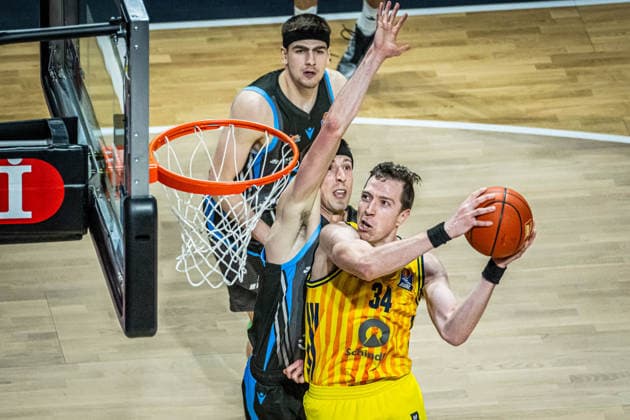 Basketball Berlin 10.05.2026 Saison 2025 2026 EasyCredit BBL 1. Bundesliga Männer, Herren Alba Berlin - Science City Jena Justin Bean (Alba Berlin, No.34)