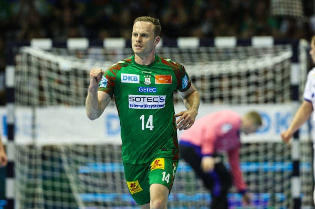 Omar Ingi Magnusson (SC Magdeburg,14) - Handball Bundesliga Saison 2025-2026 SC Magdeburg vs. HSV Hamburg in der GETEC Arena in Magdeburg - Aktion,Handball,Deutschland,10.05.2026