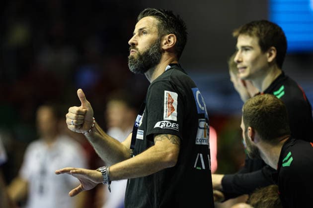 Trainer Bennet Wiegert (SC Magdeburg) - Handball Bundesliga Saison 2025-2026 SC Magdeburg vs. HSV Hamburg in der GETEC Arena in Magdeburg - Handball,Deutschland,10.05.2026