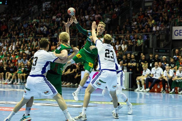 Gisli Kristjansson (SC Magdeburg,10) - Handball Bundesliga Saison 2025-2026 SC Magdeburg vs. HSV Hamburg in der GETEC Arena in Magdeburg - Aktion,Handball,Deutschland,10.05.2026