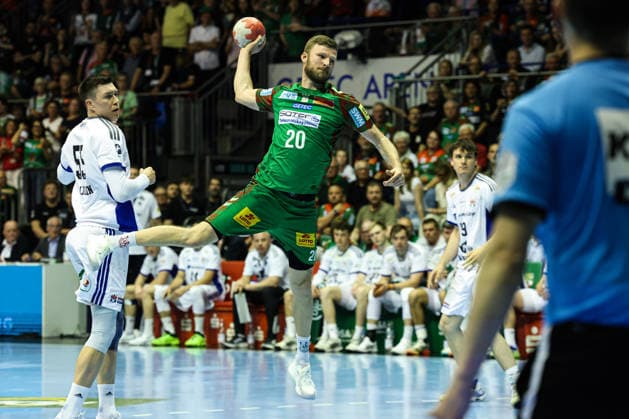 Philipp Weber (SC Magdeburg,20) - Handball Bundesliga Saison 2025-2026 SC Magdeburg vs. HSV Hamburg in der GETEC Arena in Magdeburg - Aktion,Handball,Deutschland,10.05.2026