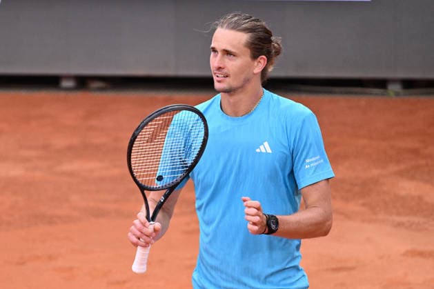 Internazionali BNL D Italia 2026 - Day Six Alexander Zverev of Germany celebrates his victory against Alexander Blockx of Belgium during the Internazionali BNL d Italia Day Six at Foro Italico on May 10, 2026, in Rome, Italy. Rome Italy Italy  Copyright: xDomenicoxCippitellix originalFilename:cippitelli-itainter260510_npAZh.jpg