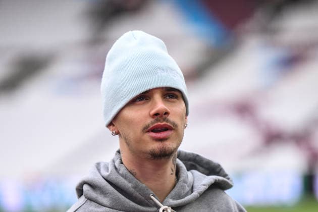 West Ham United v Arsenal - Premier League Romeo Beckham is seen prior to the Premier League match between West Ham United and Arsenal at the London Stadium in Stratford, United Kingdom, on May 10, 2026. Stratford Greater London  Copyright: xMIxNewsx originalFilename:fletcher-westhamu260510_npKKQ.jpg