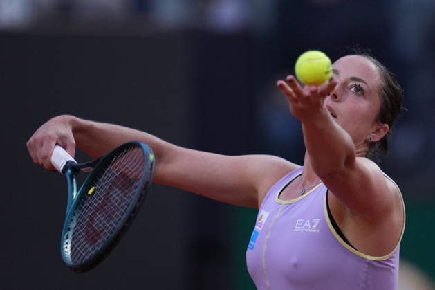 Elisabetta Cocciaretto (ITA) during the match between Elisabetta Cocciaretto (ITA) vs Iga Swiatek (POL) at the Italian Open in Rome, Sunday, May 10, 2026. (Alfredo Falcone LaPresse)  Copyright: xAlfredoxFalcone LaPressex