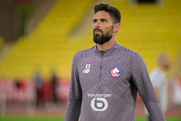 FOOTBALL : AS Monaco VS LOSC - Ligue 1 McDonald s - 10 05 2026 Olivier Giroud (LOSC) - Ligue 1 McDonald™s match between AS Monaco and LOSC on May 10, 2026 at the Louis II Stadium in Monaco. MonacoMonaco  Copyright: xWilliamxCannarellax