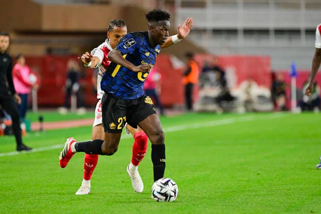 FOOTBALL : AS Monaco VS LOSC - Ligue 1 McDonald s - 10 05 2026 FÃ lix Correia (LOSC) - Ligue 1 McDonald™s match between AS Monaco and LOSC on May 10, 2026 at the Louis II Stadium in Monaco. MonacoMonaco  Copyright: xWilliamxCannarellax