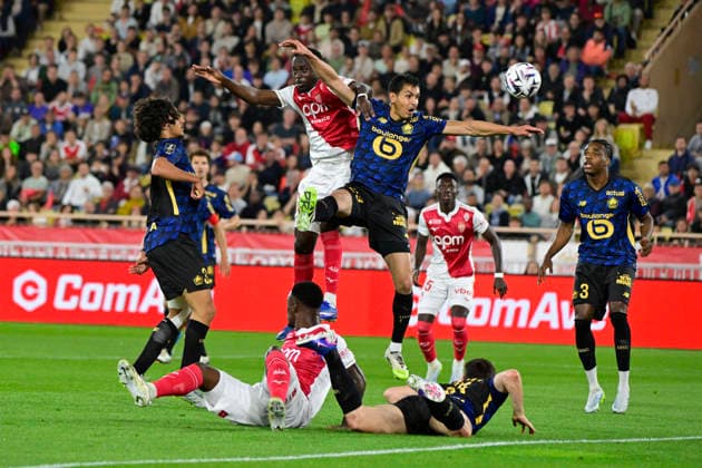 FOOTBALL : AS Monaco VS LOSC - Ligue 1 McDonald s - 10 05 2026 Ligue 1 McDonald™s match between AS Monaco and LOSC on May 10, 2026 at the Louis II Stadium in Monaco. MonacoMonaco  Copyright: xWilliamxCannarellax