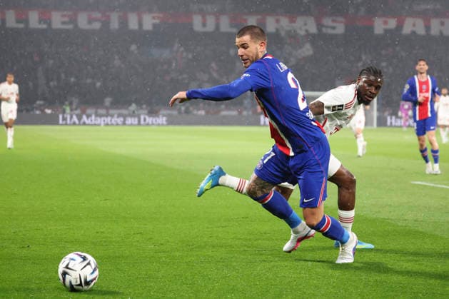 FOOTBALL : Paris Saint Germain Vs Brest - Ligue 1 - 10 05 2026 Lucas Hernandez (PSG) ParisFrance  Copyright: xMichaelxBaucherx
