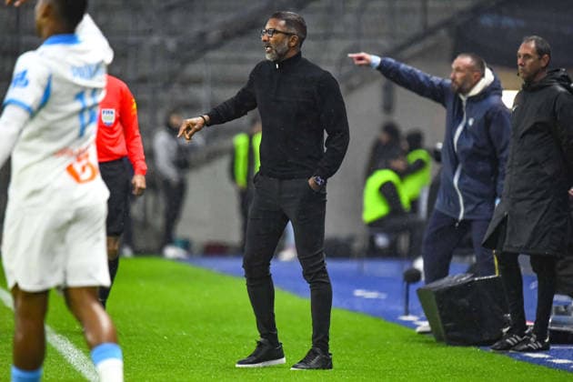 FOOTBALL : AC Le Havre vs Olympique de Marseille - Ligue 1 McDonald s - JournÃ e 33 - 10 05 2026 Habib Beye (OM) Le HavreFrance  Copyright: xBaptistexAutissierx