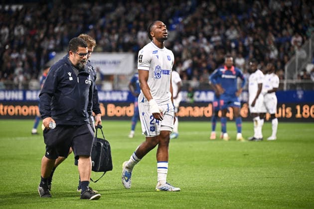 AJ Auxerre v OGC Nice - Ligue 1 McDonald s 2025 2026 24 Bryan OKOH (aja) during the Ligue 1 McDonald s match between Auxerre and Nice at Stade Abbe Deschamps on May 10, 2026 in Auxerre, France. Auxerre France  Copyright: xFEPx 776348384