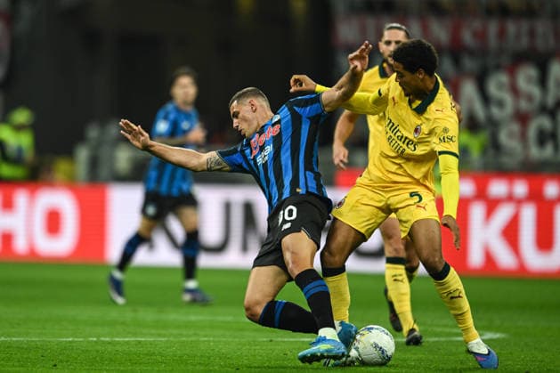 AC Milan v Atalanta BC - Serie A Nikola Krstovic of Atalanta BC in action during the Italian Serie A football match between AC Milan and Atalanta BC on May 10, 2026, at Giuseppe Meazza San Siro stadium in Milan, Italy. Milano Italy  Copyright: xTizianoxBallabiox originalFilename:ballabio-acmilana260510_npmZo.jpg