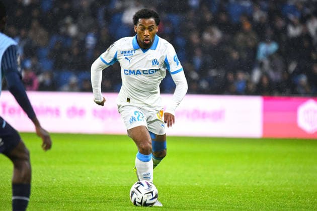 FOOTBALL : AC Le Havre vs Olympique de Marseille - Ligue 1 McDonald s - JournÃ e 33 - 10 05 2026 Quinten Timber (OM) Le HavreFrance  Copyright: xBaptistexAutissierx