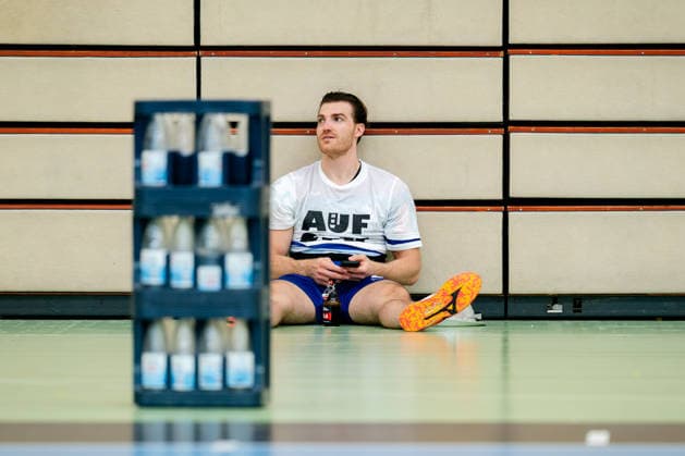 Krefeld, 10.05.2026, Handball, Herren, 2. Bundesliga, 31. Spieltag, 2025 2026: HSG Krefeld Niederrhein HBW Balingen-Weilstetten Glückliche Aufsteiger sitzen noch in der Krefelder Halle