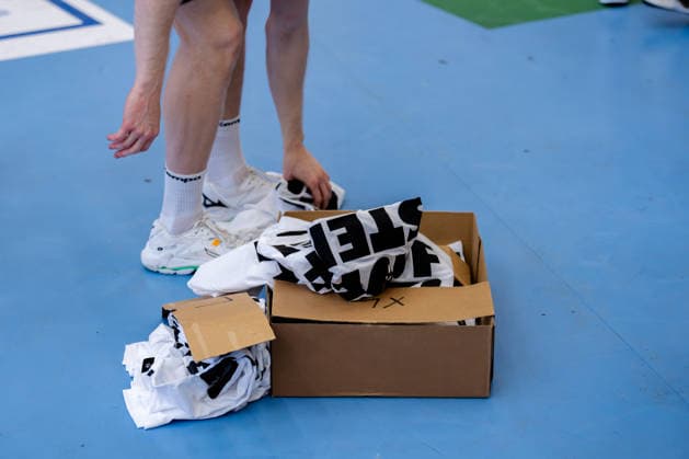 Krefeld, 10.05.2026, Handball, Herren, 2. Bundesliga, 31. Spieltag, 2025 2026: HSG Krefeld Niederrhein HBW Balingen-Weilstetten Aufsteigershirts