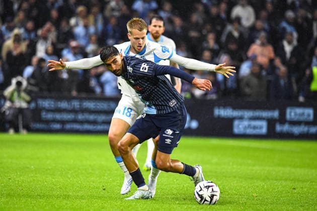 FOOTBALL : AC Le Havre vs Olympique de Marseille - Ligue 1 McDonald s - JournÃ e 33 - 10 05 2026 Yanis Zouaoui (AC Le Havre) Arthur Vermeeren (OM) Le HavreFrance  Copyright: xBaptistexAutissierx