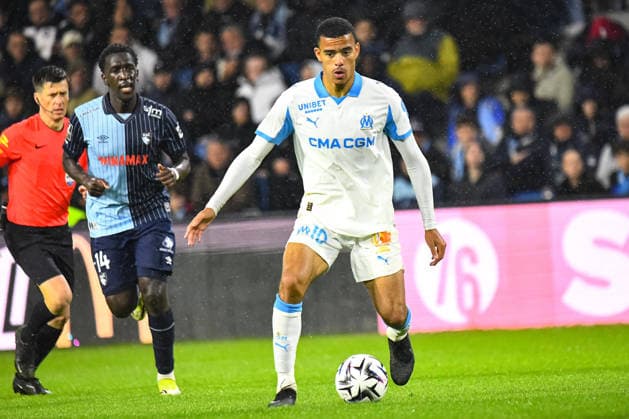 FOOTBALL : AC Le Havre vs Olympique de Marseille - Ligue 1 McDonald s - JournÃ e 33 - 10 05 2026 Mason Greenwood (OM) Le HavreFrance  Copyright: xBaptistexAutissierx
