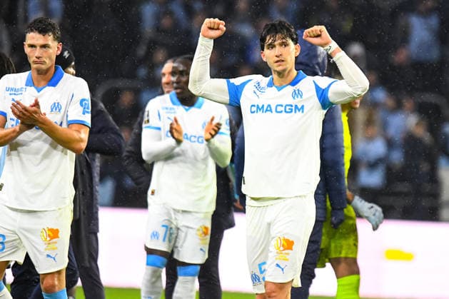 FOOTBALL : AC Le Havre vs Olympique de Marseille - Ligue 1 McDonald s - JournÃ e 33 - 10 05 2026 Leonardo Balerdi (OM) Le HavreFrance  Copyright: xBaptistexAutissierx