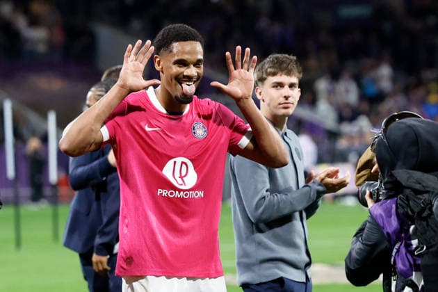 Toulouse FC v Olympique Lyonnais - Ligue 1 McDonald s 20 EMERSONN Correia da Silva (tfc) during the Ligue 1 McDonald s match between Toulouse and Lyon at Stadium de Toulouse on May 10, 2026 in Toulouse, France. Toulouse France  Copyright: xFEPx 776348387
