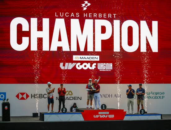 LIV 2026: Golf Virginia MAY 10 May 10, 2026: Lucas Herbert is the champion of the LIV Golf Virginia on the Trump National Golf Club in Sterling, Virginia. Justin Cooper CSM (Credit Image: Â Justin Cooper Cal Media) Sterling Va United States of America EDITORIAL USE ONLY Copyright: xx ZUMA-20260510_zma_c04_066.jpg JustinxCooperx csmphotothree490285
