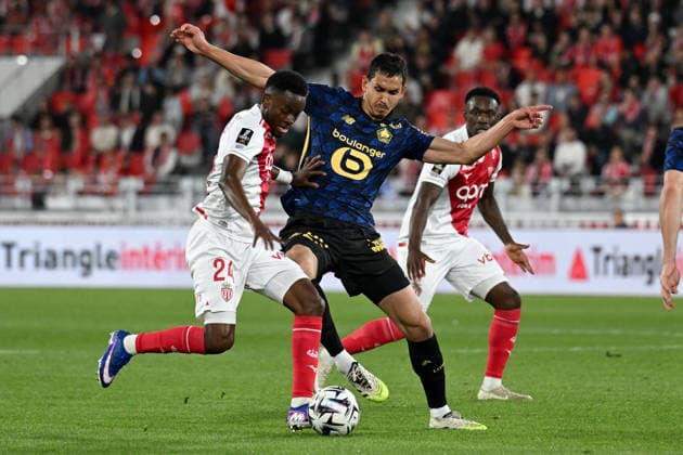 Match de la Ligue 1: Monaco - Lille 0-1 - Simon Adingra - Monaco vs Lille in Monaco on 10 may, 2026. 10 05 2026-Monaco, FRANCE. 455758 2026-05-10 MONACO France  Copyright: xL.Urmanx xStarfacex STAR_455758_003