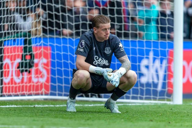 Crystal Palace v Everton - Premier League Jordan Pickford of Everton reacts during the Premier League match between Crystal Palace and Everton at Selhurst Park in London on May 10, 2026. London Greater London United Kingdom  Copyright: xMIxNewsx originalFilename:fletcher-crystalp260510_nph9i.jpg