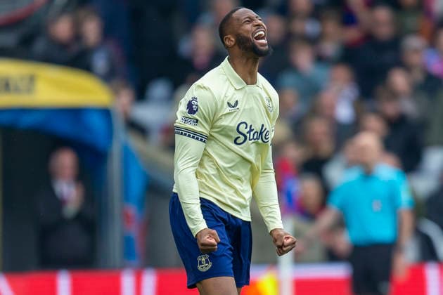 Crystal Palace v Everton - Premier League Beto of Everton reacts during the Premier League match between Crystal Palace and Everton at Selhurst Park in London on May 10, 2026. London Greater London United Kingdom  Copyright: xMIxNewsx originalFilename:fletcher-crystalp260510_npr6O.jpg