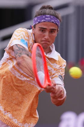 Mattia Bellucci (ITA) during the match between Mattia Bellucci (ITA) vs Martin Landaluce (ESP) at the Italian Open in Rome, Monday, May 11, 2026. (Alfredo Falcone LaPresse)  Copyright: xAlfredoxFalcone LaPressex