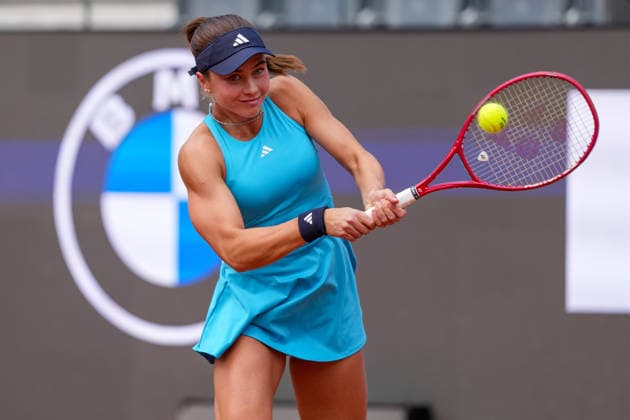 Iva Jovic of United States during the match against Coco Gauff of United States at the Internazionali BNL d Italia 2026 tennis tournament at Foro Italico in Rome (Italy) on May, 11, 2026. AntoniettaxBaldassarre
