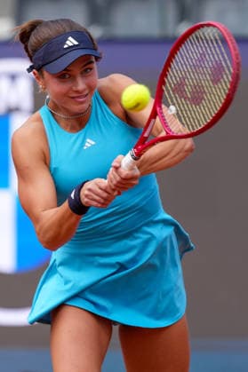 Iva Jovic of United States during the match against Coco Gauff of United States at the Internazionali BNL d Italia 2026 tennis tournament at Foro Italico in Rome (Italy) on May, 11, 2026. AntoniettaxBaldassarre