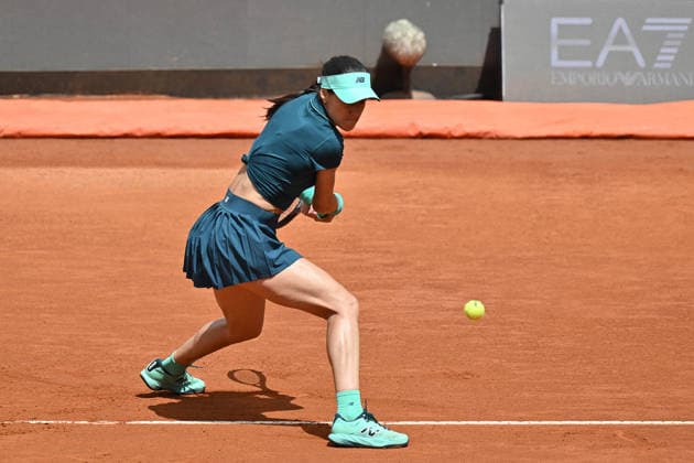IPA84566767 - Sorana Cirstea ROU in action during men s singles match at the Internazionali BNL d Italia at Foro Italico in Rome. during the match of Italian Open Tennis, Day 8 at the Foro Italico on May 11, 2026 in Rome, Italy. during Internazionali BNL d Italia, International Tennis match in Rome, Italy, May 11 2026  Copyright: xRobertoxRamaccia IPAxSportx xx 84566767