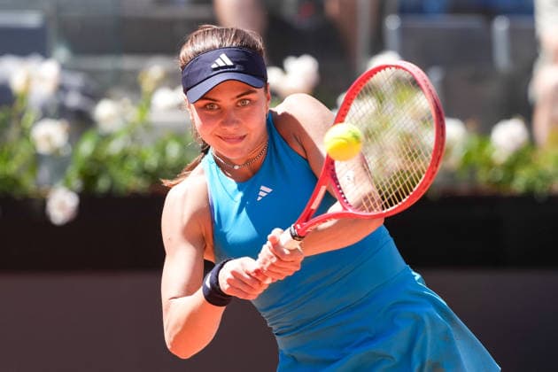 Iva Jovic of United States during the match against Coco Gauff of United States at the Internazionali BNL d Italia 2026 tennis tournament at Foro Italico in Rome (Italy) on May, 11, 2026. AntoniettaxBaldassarre